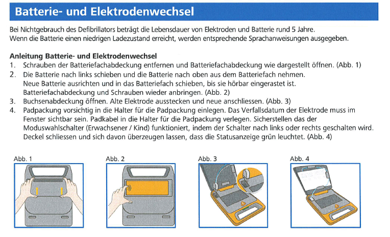 Bedienung und technische Informationen