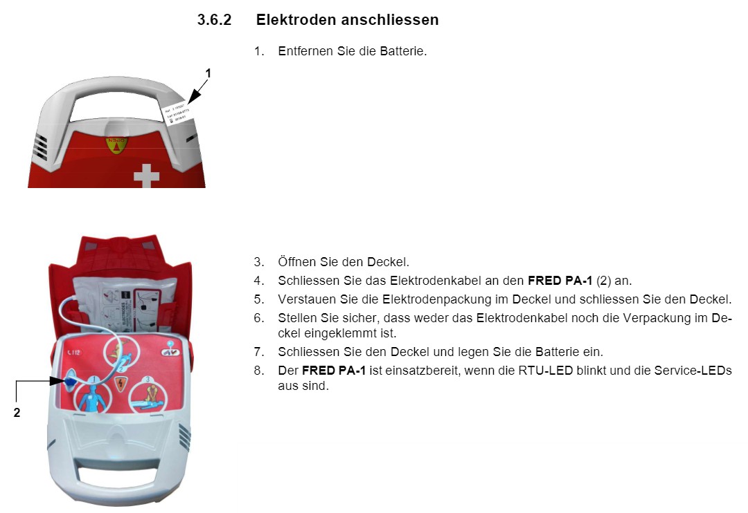 Bedienung und technische Informationen