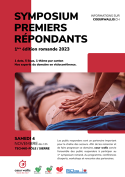 Affiche pour le Symposium Premiers Répondants